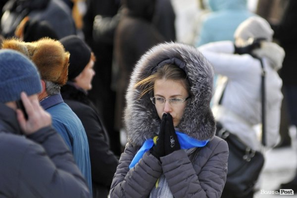 Віче на луцькому Євромайдані. ФОТО