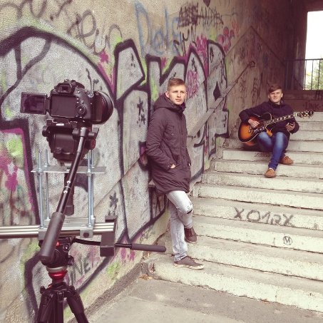 Луцький музикант знімає кліп про УПА. ФОТО