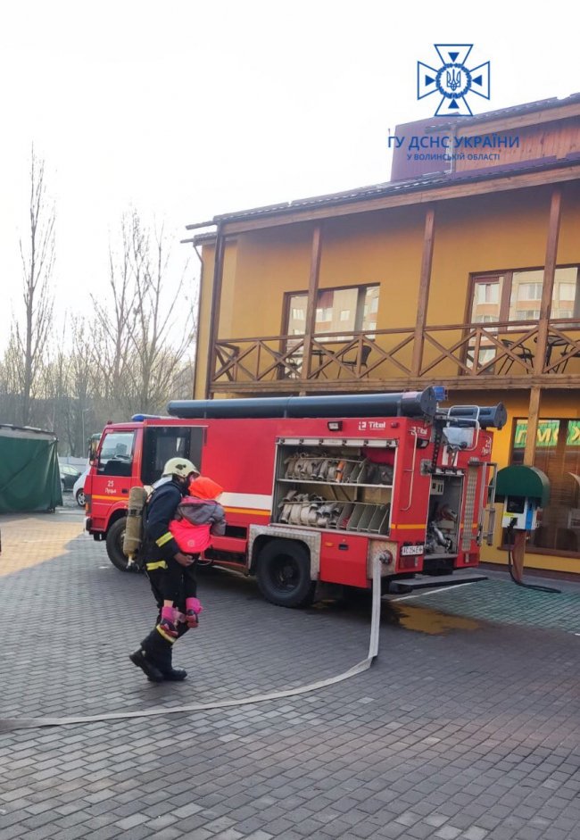 Пожежа у луцькому спорткомплексі «Олімпія»: евакуювали шестеро людей, серед них – двоє дітей. ВІДЕО