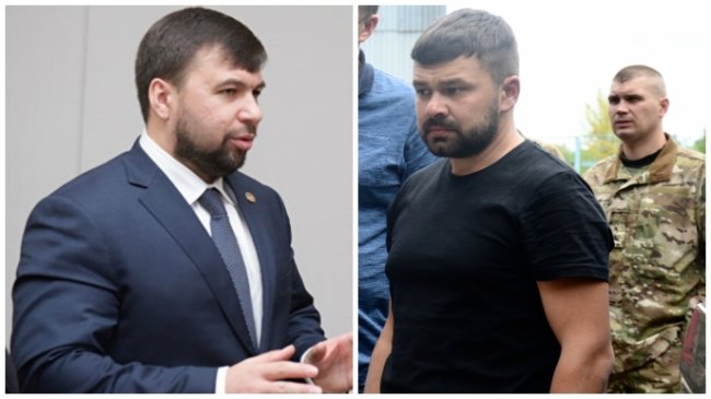 Ліворуч - Денис Пушилін, праворуч - Роман Мулярчук