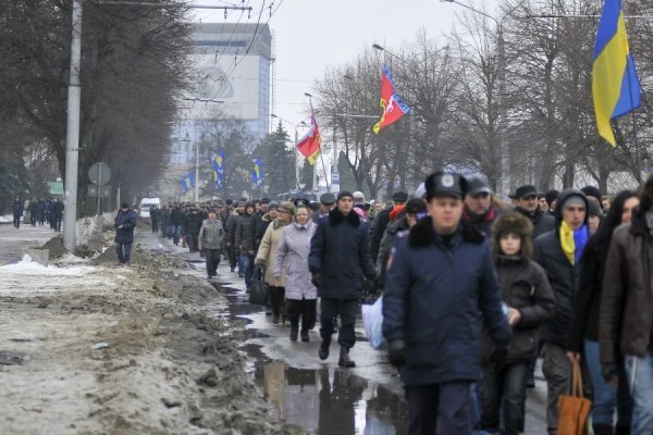 Луцьк. Віче і марш Майдану. ФОТО