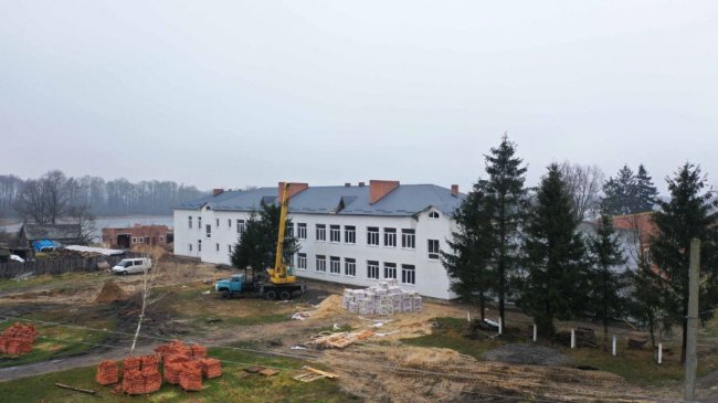 У Шацькому районі будують нову школу за понад 55 мільйонів гривень. ФОТО