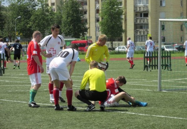 Волинських футболістів у Литві зустрічали вигуками «Слава Україні!»