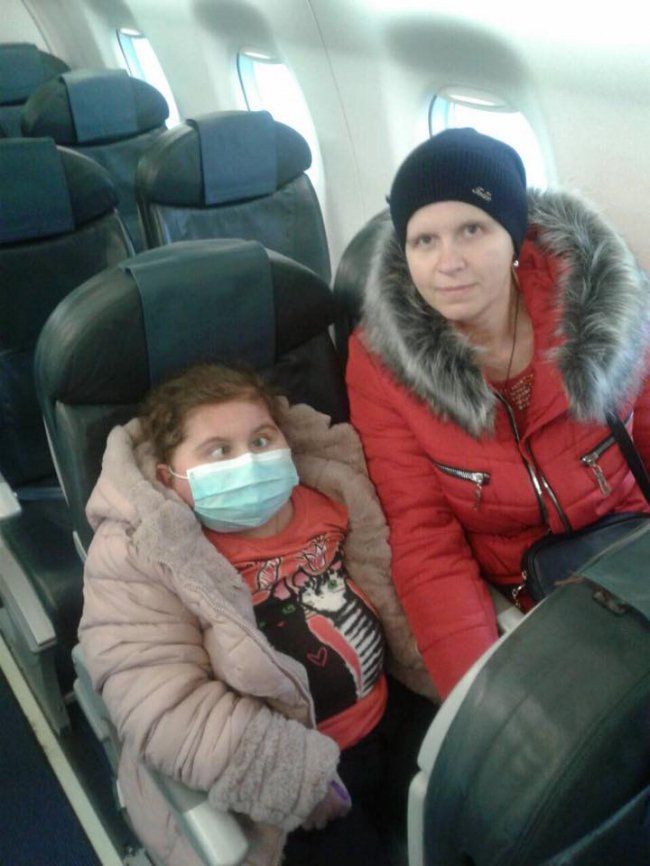 Настуся Абрамчук летить в Стамбул на операцію