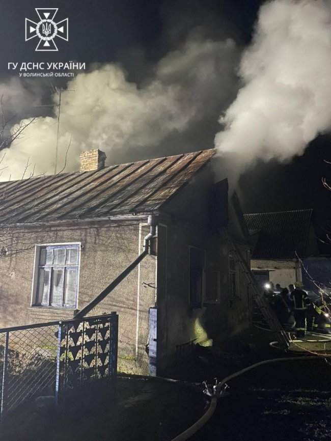 У селі біля Луцька – пожежа: загинули двоє людей