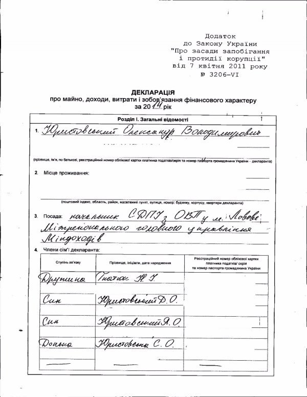 Як живе новий головний податківець Волині. ДЕКЛАРАЦІЯ