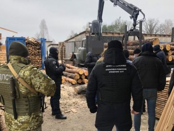 У Камінь-Каширському районі – масові обшуки на пилорамах. ФОТО. ВІДЕО