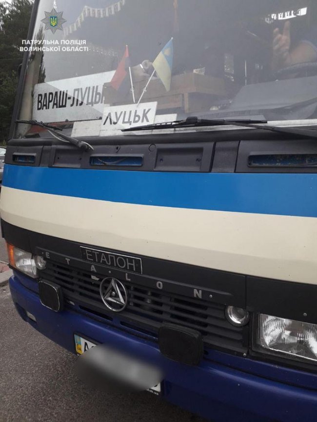 На Волині патрульні «карають» водіїв-порушників