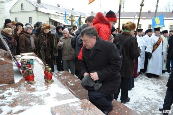 У Луцьку вшанували євромайданівців, убитих в Києві. ФОТО