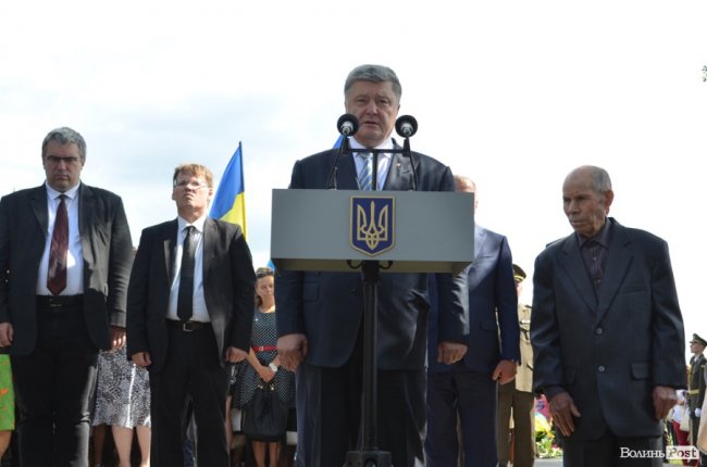 Візит Порошенка на Волинь: як це було. ФОТО