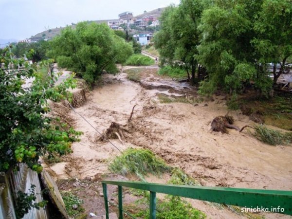 У Криму селом пронісся потік з бруду та сміття. ФОТО