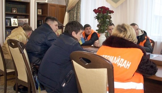 Про що говорили активісти луцького Майдану на зустрічі з Терещуком. ФОТО