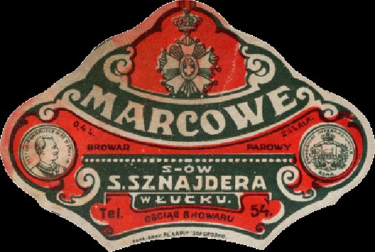 Етикетка пива «Marcowe», Луцьк.
