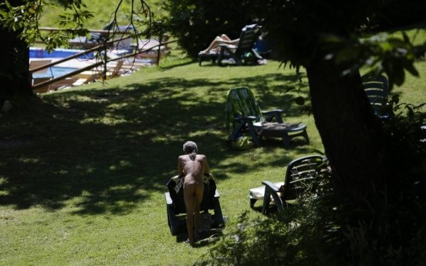 Нудисти на пікніку. ФОТО