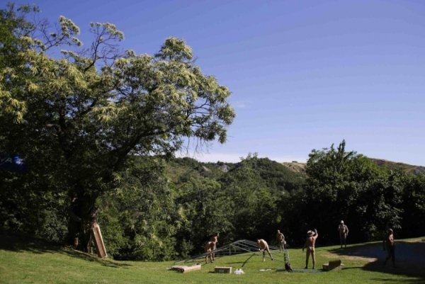 Нудисти на пікніку. ФОТО