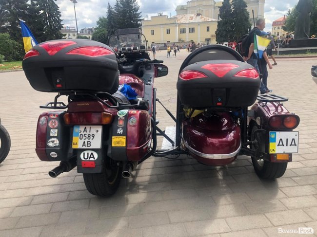 У Луцьк приїхали байкери з «Мотопробігу єдності». ФОТО