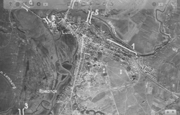 Луцьк часів 2св, аерофотозйомка