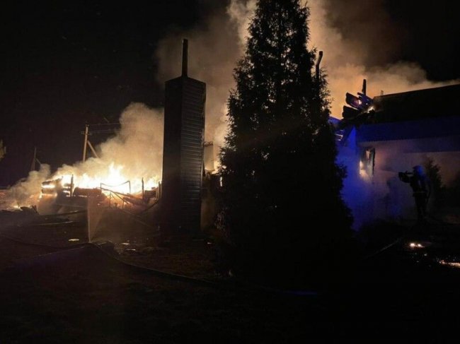 На Волині згоріла церква. ФОТО