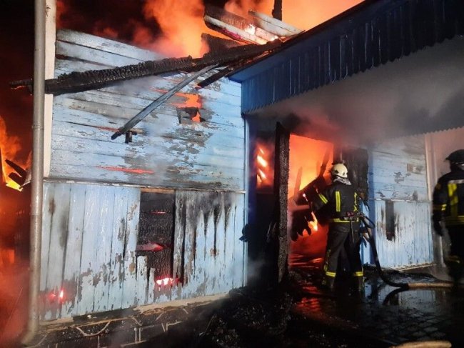 На Волині згоріла церква. ФОТО