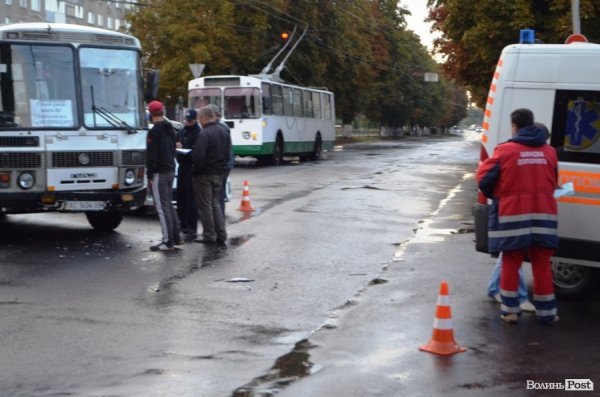 У Луцьку аварія. Винних нема. ФОТО