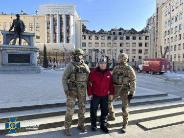 Збирав інформацію про результати ракетного обстрілу університету у Харкові: СБУ «по гарячих слідах» затримала агента РФ