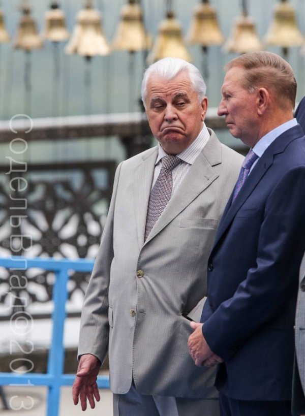 Президенти Леонід Кравчук і Леонід Кучма 