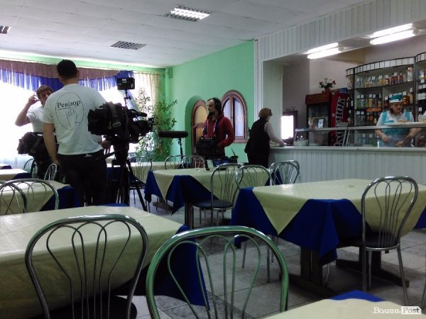 У луцькій їдальні «Ревізор» залишив «Domestos». ФОТО