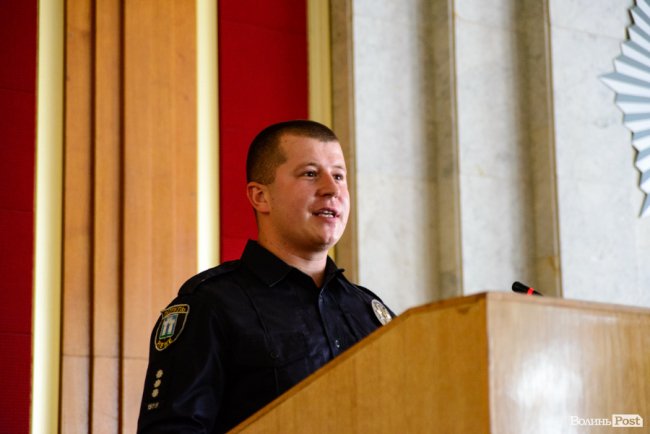 Подяки попередньому і завдання новому: як представляли головного патрульного Волині. ФОТО