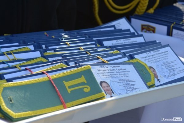 Ліцеїсти-першокурсики отримали погони та нове звання. ФОТО