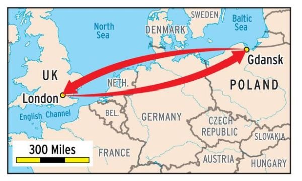 Лондонський студент літає на пари з Польщі, бо це дешевше, ніж жити за рогом