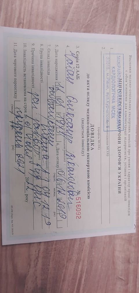 «Сім'я вже вичерпала всі кошти»: донька з Рівного благає врятувати батька