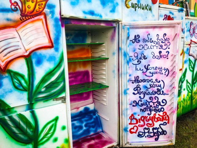 Книги в холодильниках і ретро авто: неподалік Луцька запрацювала креативна бібліотека