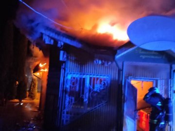 У місті на Волині горів магазин. ФОТО