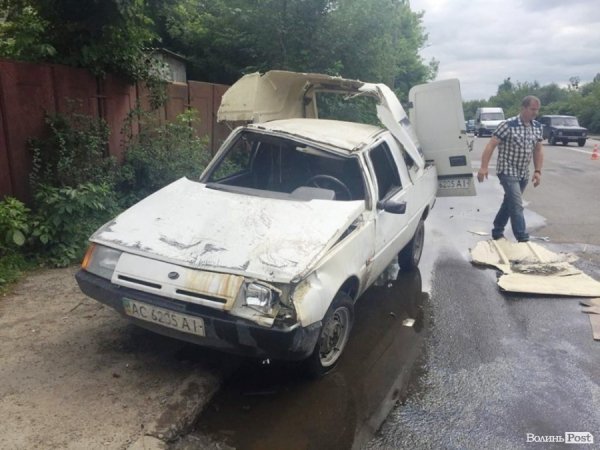 ДТП на Набережній у Луцьку. ФОТО