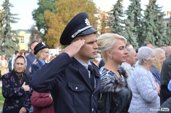 У День Незалежності лучани помолились за душі загиблих Героїв