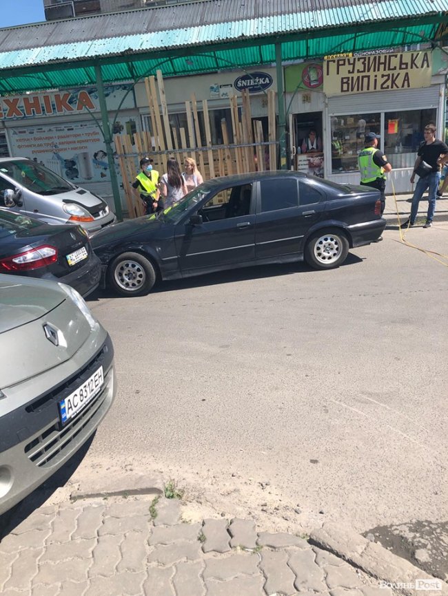 У Луцьку поблизу Варшавського ринку – аварія. ФОТО
