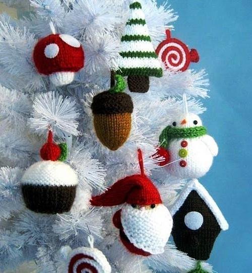 В’язані ялинкові кулі