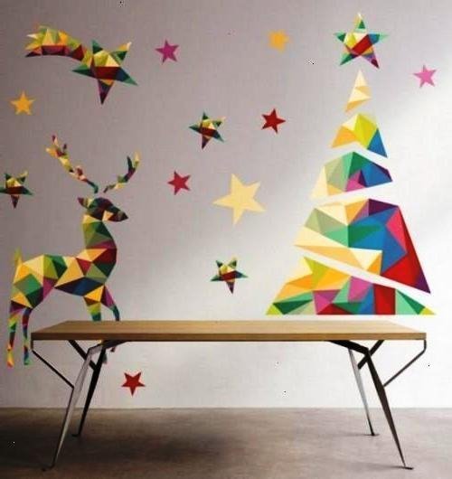 Ялинка на стіні