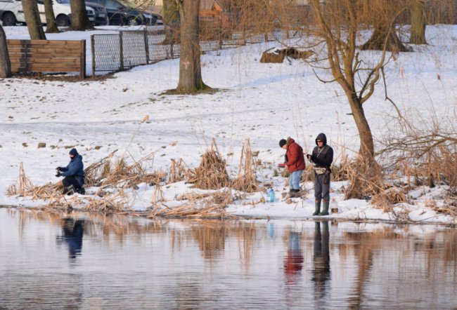 На Волині пройшли зимові змагання рибалок. ФОТО