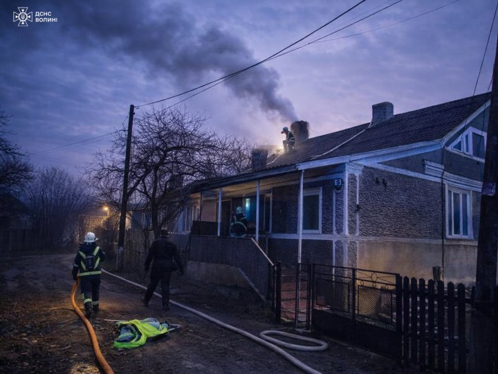 Пожежі на Волині: горіли три житлові будинки та дві господарські споруди
