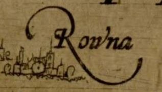 Луцьк на 400-літній карті. ФОТО