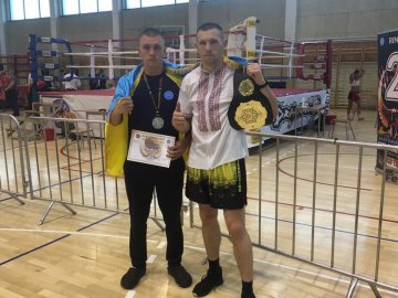 Двоє спортсменів з Волині здобули дві медалі на кубку Європи з кікбоксингу