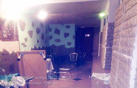 У ковельському кафе відвідувач бив посуд та ламав меблі