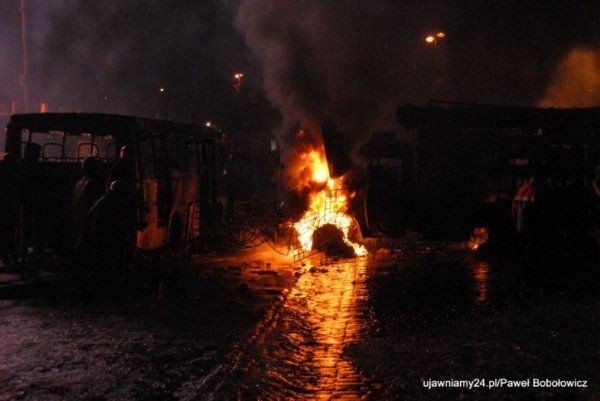 Сутички на Грушевського: фотовраження поляка
