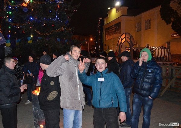 Як у Луцьку зустрічали Новий рік. ФОТО. ВІДЕО