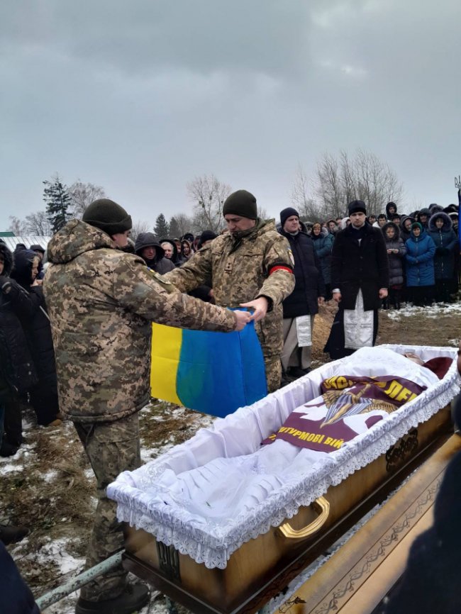 На Волині попрощались із 22-річним Героєм Михайлом Ковбом