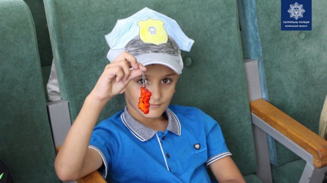 У луцьких патрульних гостювала дітвора. ФОТО