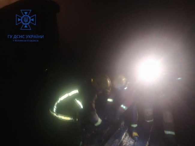 На Волині під час пожежі  у житловому будинку загинули двоє людей
