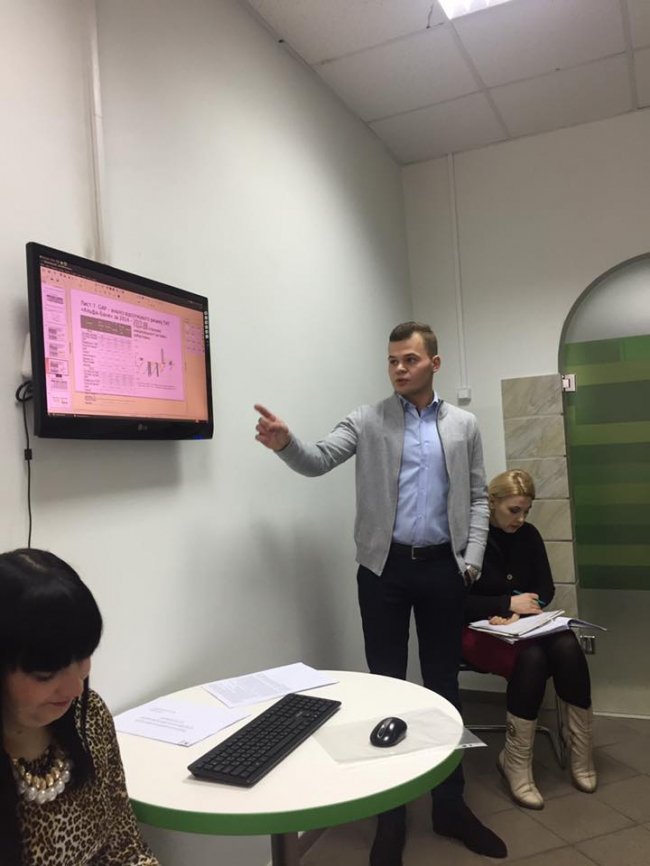 Луцькі студенти в ПриватБанку захистили дипломи*