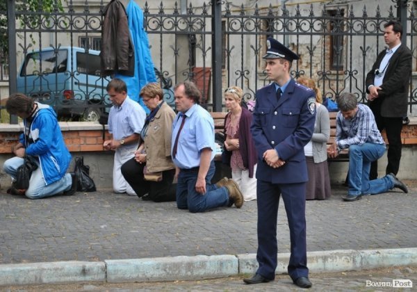 Президент Польщі приїхав у Луцьк помолитися. ФОТО